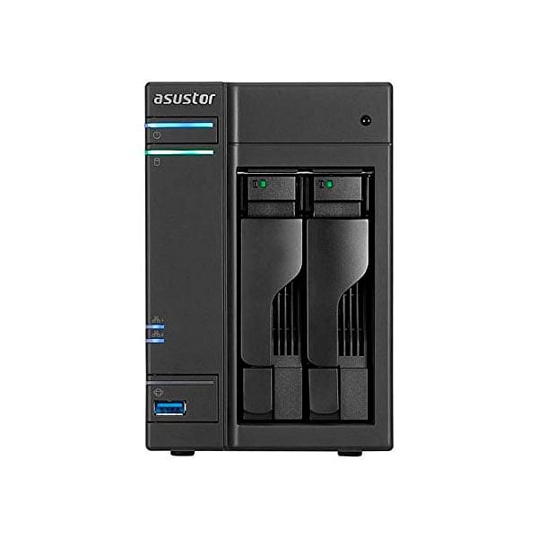 Asustor AS6302T 2 Bahías 2Core 25GHz 2GB DDR3L  NAS
