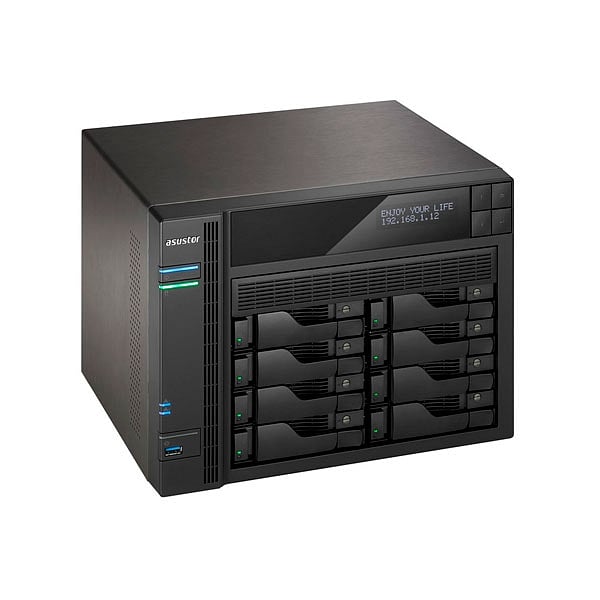 Asustor AS6208T 8 Bahías 4Core 224GHz 4GB DDR3L  NAS