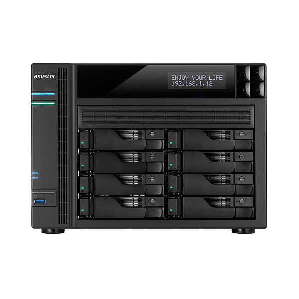 Asustor AS6208T 8 Bahías 4Core 224GHz 4GB DDR3L  NAS