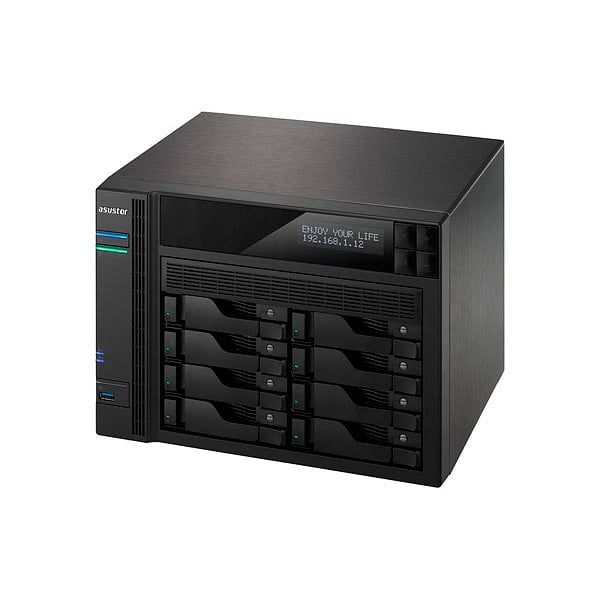 Asustor AS6208T 8 Bahías 4Core 224GHz 4GB DDR3L  NAS