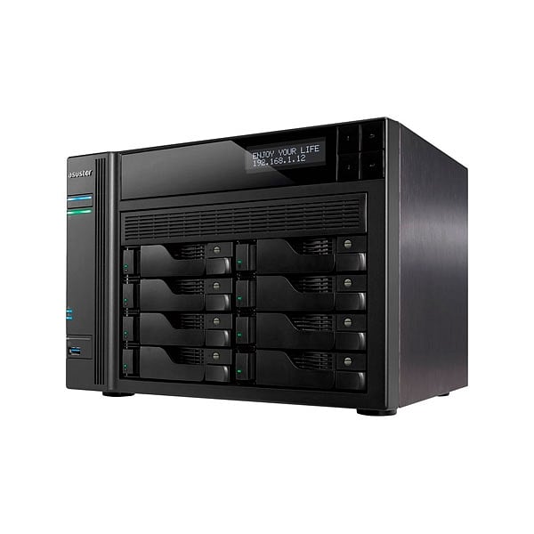 Asustor AS6208T 8 Bahías 4Core 224GHz 4GB DDR3L  NAS