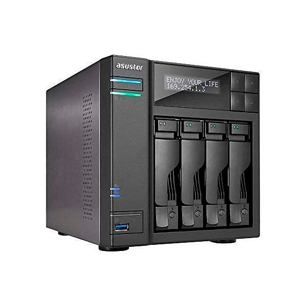 Asustor AS7004T 4 Bahías i3 2Core 35GHz 2GB DDR3  NAS