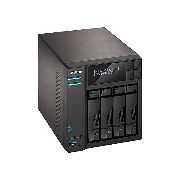 Asustor AS7004T 4 Bahías i3 2Core 35GHz 2GB DDR3  NAS
