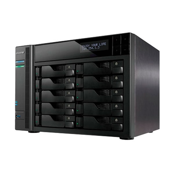 Asustor AS7010T 10 Bahías i3 2Core 35GHz 2GB DDR3  NAS