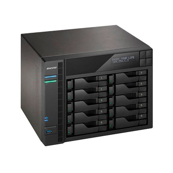 Asustor AS7010T 10 Bahías i3 2Core 35GHz 2GB DDR3  NAS