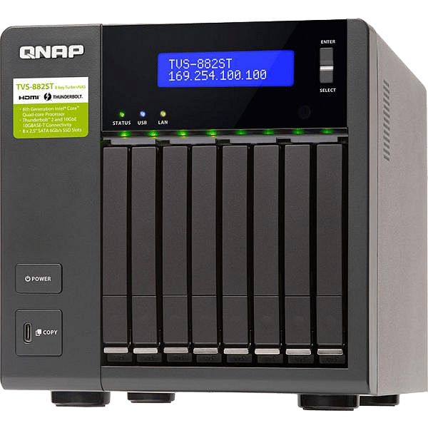 QNAP TVS882ST2 i5 8GB Thunderbolt 2  Servidor NAS