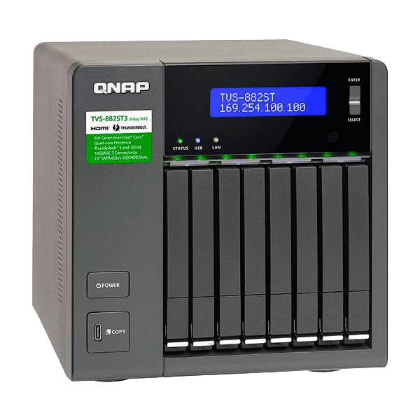 QNAP TVS882ST3 i5 8GB Thunderbolt 3  Servidor NAS