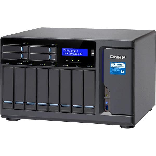 QNAP TVS1282T3 i7 64GB Thunderbolt 3  Servidor NAS