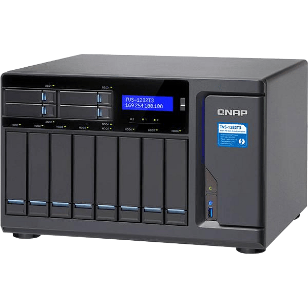 QNAP TVS1282T3 i7 64GB Thunderbolt 3  Servidor NAS