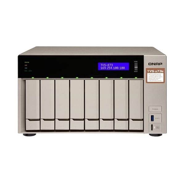 QNAP  TVS873E  RX421BD  Ethernet  Tower  Gris  NAS