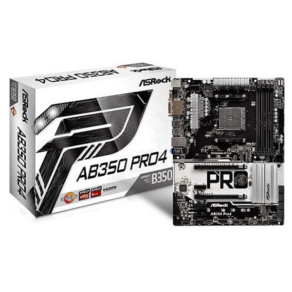Asrock AM4 AB350 PRO4  Placa Base
