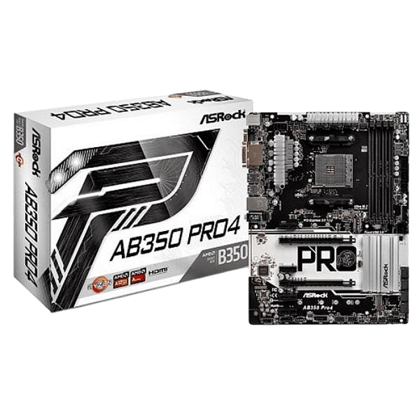 Asrock AM4 AB350 PRO4  Placa Base
