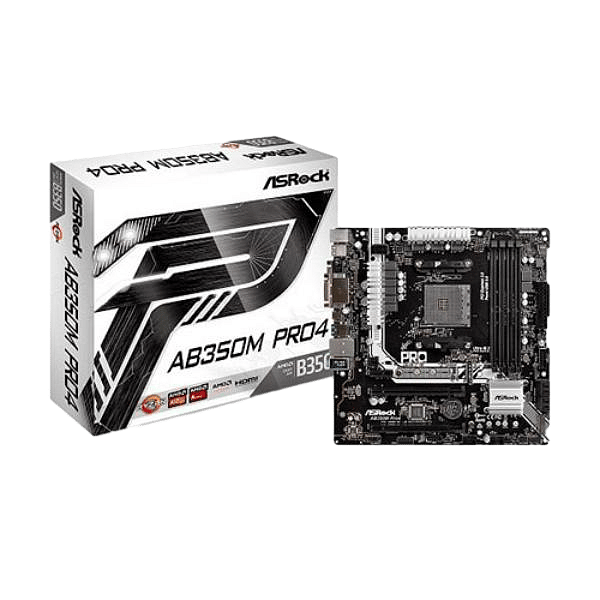 Asrock AM4 AB350M PRO4  Placa Base