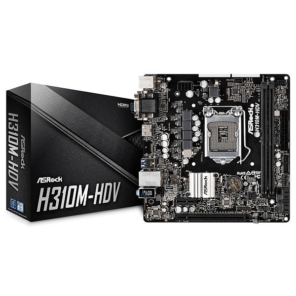 Asrock H310MHDV  Placa Base