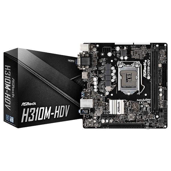 Asrock H310MHDV  Placa Base