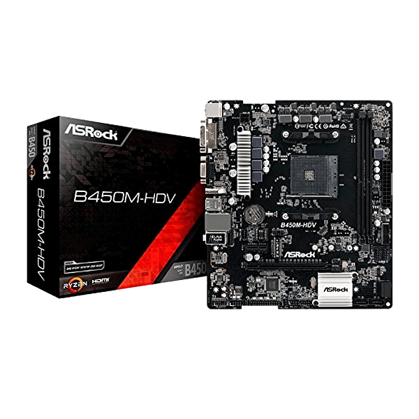 Asrock B450M HDV  Placa Base