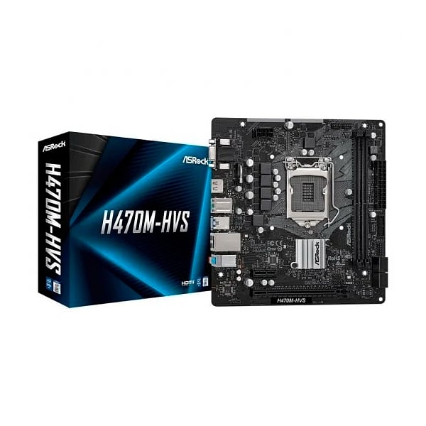 Asrock H470MHVS  Placa Base Intel 1200