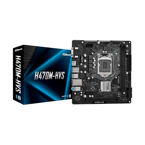Asrock H470MHVS  Placa Base Intel 1200