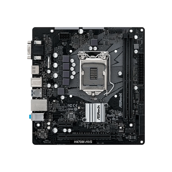 Asrock H470MHVS  Placa Base Intel 1200