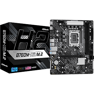 Asrock B760MH2M2 DDR5 mATX  Placa Base Intel 1700