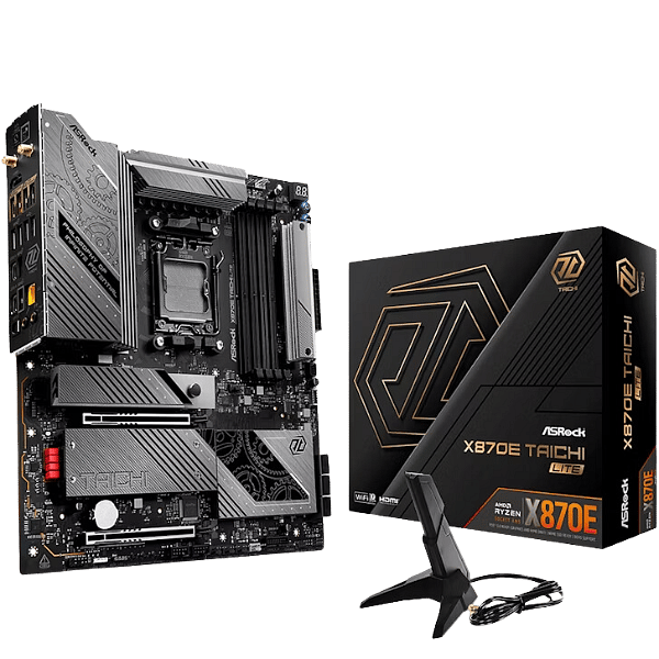 Asrock X870E TaiChi Lite   WiFi 7 Bluetooth 54  DDR5  EATX  Placa Base AM5