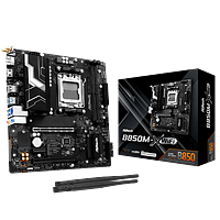 Asrock B850MX  WiFi 6E Bluetooth 52  DDR5  MicroATX  Placa Base AM5