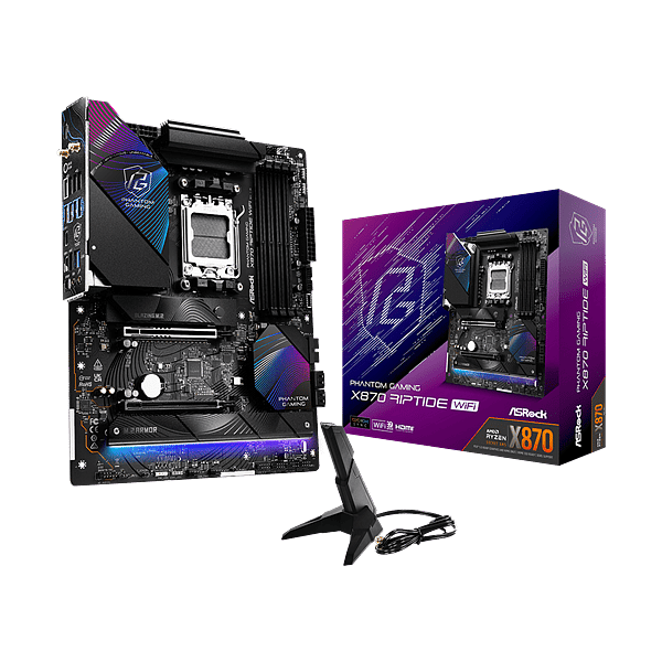 Asrock X870 Riptide  WiFi 7 Bluetooth 54  DDR5  ATX  Placa Base AM5