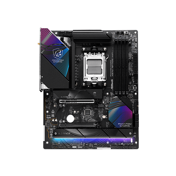 Asrock X870 Riptide  WiFi 7 Bluetooth 54  DDR5  ATX  Placa Base AM5