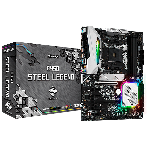 Asrock B450 Steel Legend Zócalo AM4 ATX AMD B450