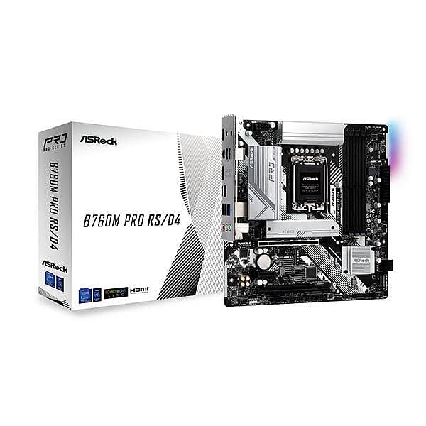 Asrock B760M Pro RS  DDR4  MicroATX  Placa Base Intel 1700