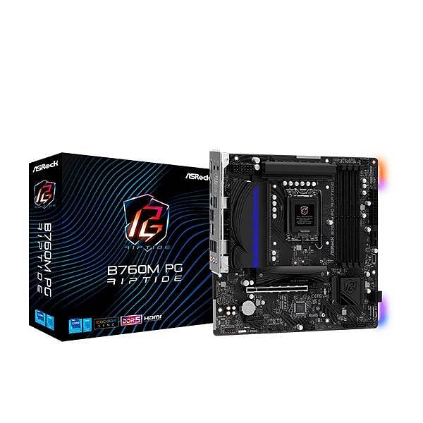 Asrock B760M PG Riptide  DDR5  MicroATX  Placa Base Intel 1700