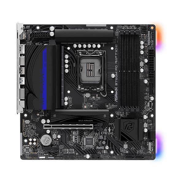 Asrock B760M PG Riptide  DDR5  MicroATX  Placa Base Intel 1700