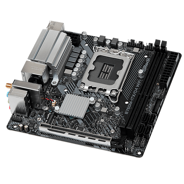 Asrock B760MITX  WiFi AX  DDR4  Mini ITX  Placa Base Intel 1700
