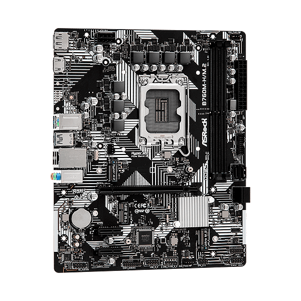 Asrock B760MHM2  DDR5  Micro ATX  Placa Base Intel 1700
