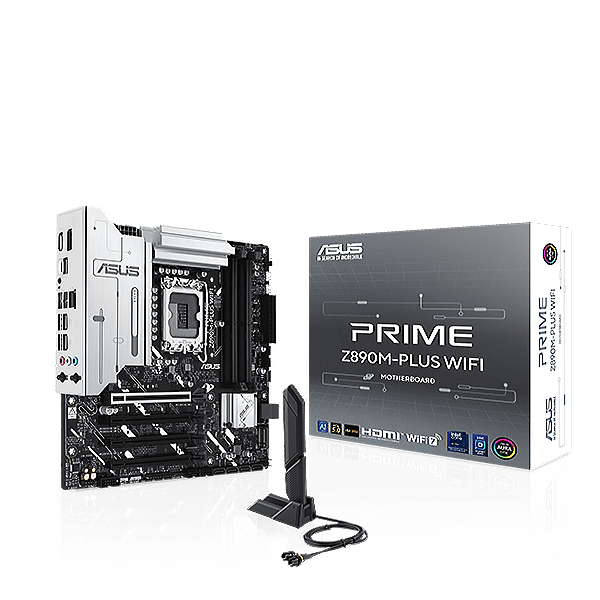 Asus Prime Z890MPlus  WiFi 7  DDR5  MicroATX  Placa Base Intel Socket 1851