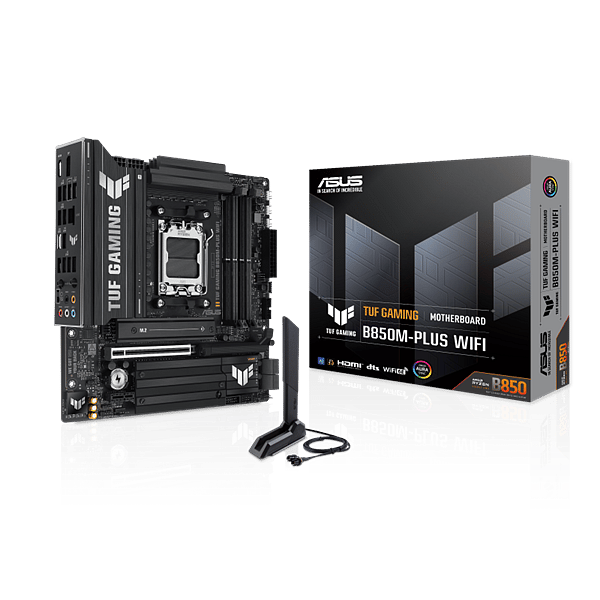 Asus TUF Gaming B850MPlus  WiFi 6E Bluetooth 53  DDR5  MicroATX  Placa Base AM5