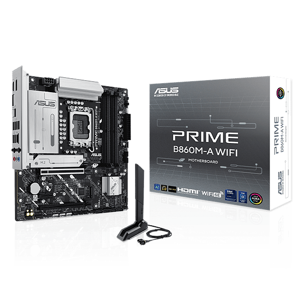 Asus Prime B860MA  WiFi 6E Bluetooth 53  DDR5  MicroATX  Placa Base Intel 1851