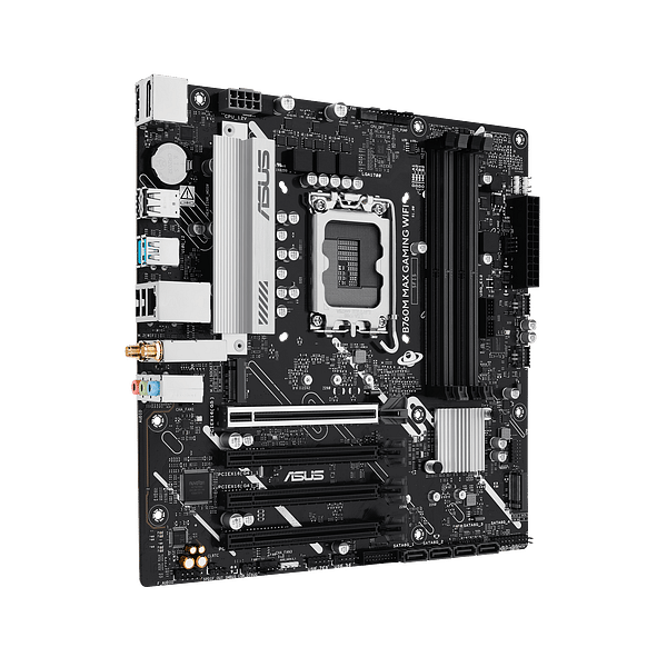 Asus Prime B760M Max Gaming  WiFi 6 Bluetooth 52  DDR5  Micro ATX  Placa Base Intel 1700