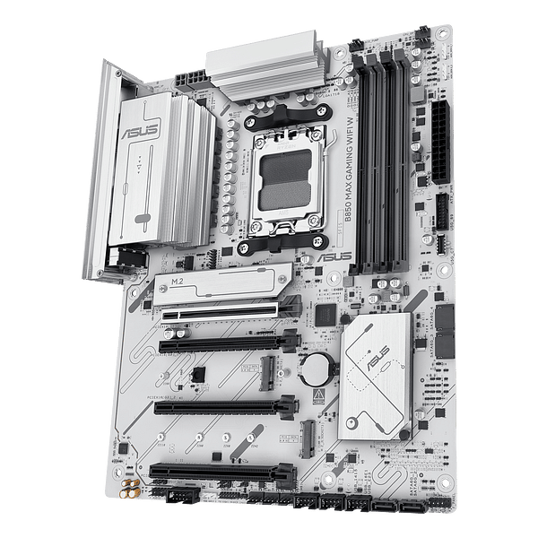 Asus B850 Max Gaming W  WiFi 7 Bluetooth 53  ATX  DDR5  Placa Base AM5