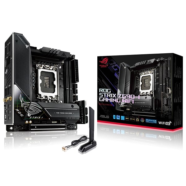 Asus ROG Strix Z690I Gaming ITX  WiFi AX  DDR5  Placa Base Intel 1700