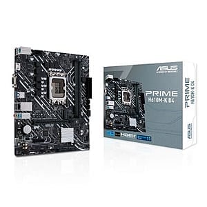 Asus Prime H610MK DDR4  Placa Base Intel 1700