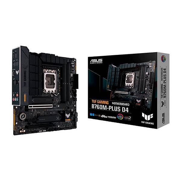 Asus TUF Gaming B760MPlus  DDR4  MicroATX  Placa Base Intel 1700