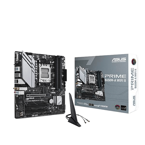 Asus Prime B650MA II  WiFi AX  DDR5  MicroATX  Placa Base AM5