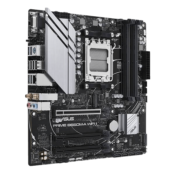 Asus Prime B650MA II  WiFi AX  DDR5  MicroATX  Placa Base AM5