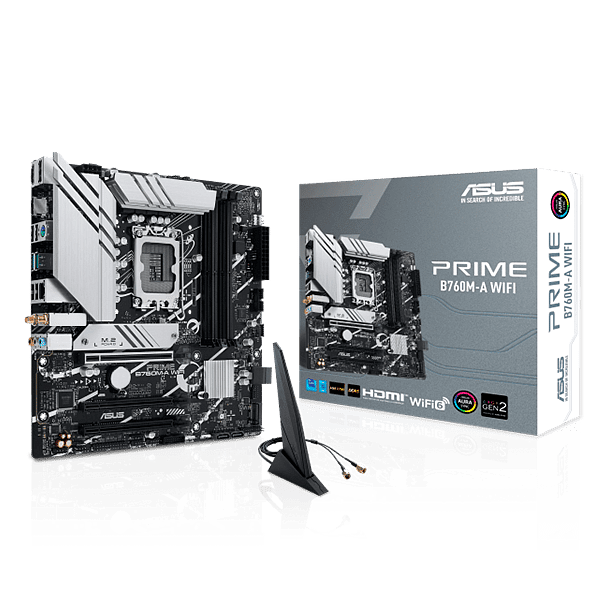 Asus Prime B760MA  WiFi AX  DDR5  MicroATX  Placa Base Intel 1700