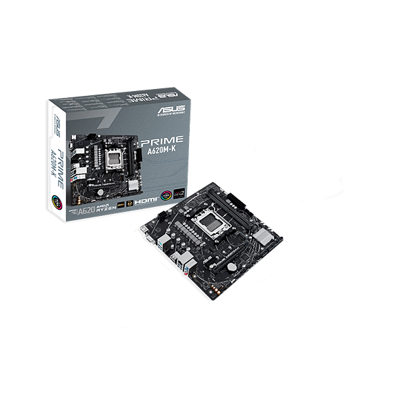 Asus Prime A620MK  DDR5  MicroATX  Placa Base AM5