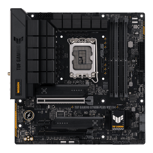 Asus TUF Gaming B760M  WiFi 7  DDR4  MicroATX  BTF Edition  Placa Base Intel 1700