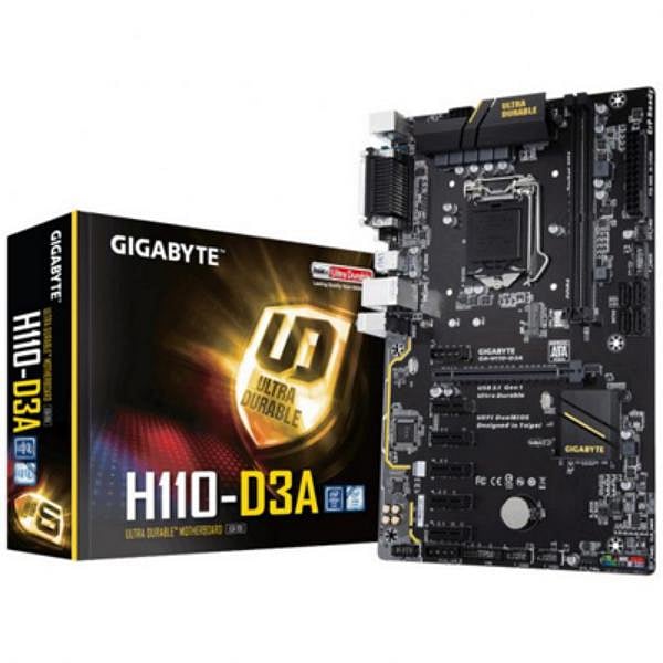 Gigabyte H110D3A BTC Edition  Placa Base