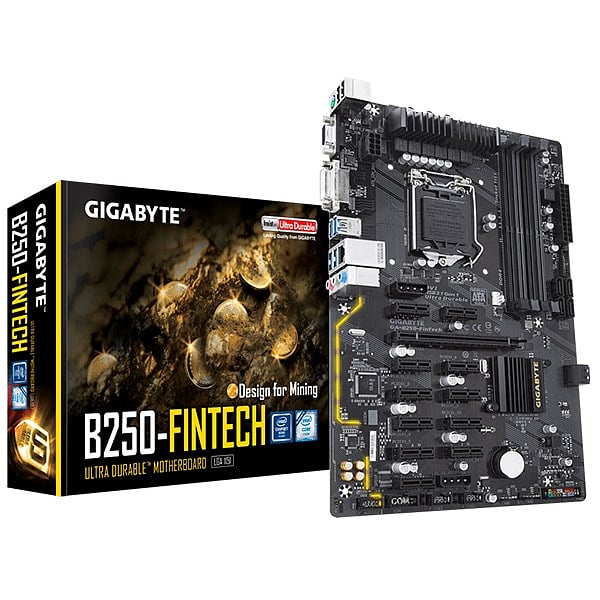 Gigabyte B250FinTech 1151 Bitcoin Mining  Placa Base