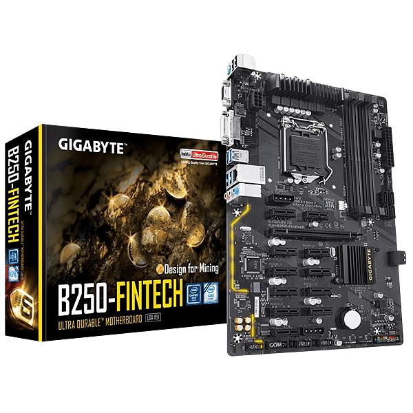 Gigabyte B250FinTech 1151 Bitcoin Mining  Placa Base